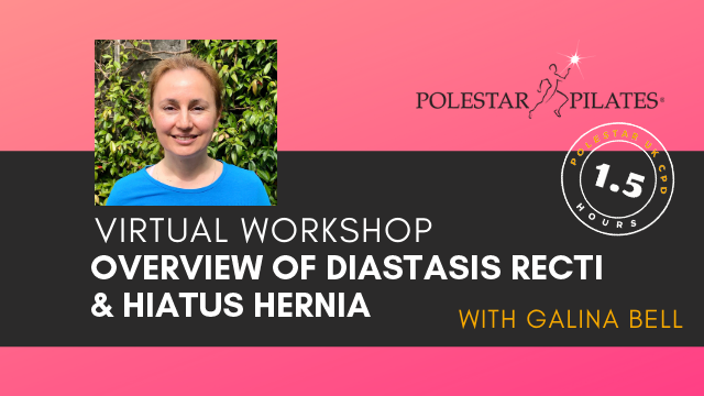 Diastasis Recti and Hiatus Hernia with Osteopath Galina Bell. £20 for 7 days.