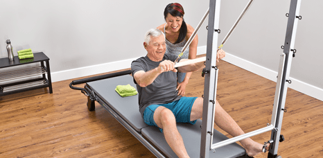 Used Balanced Body Pilates Allegro 2 reformer with tower and mat