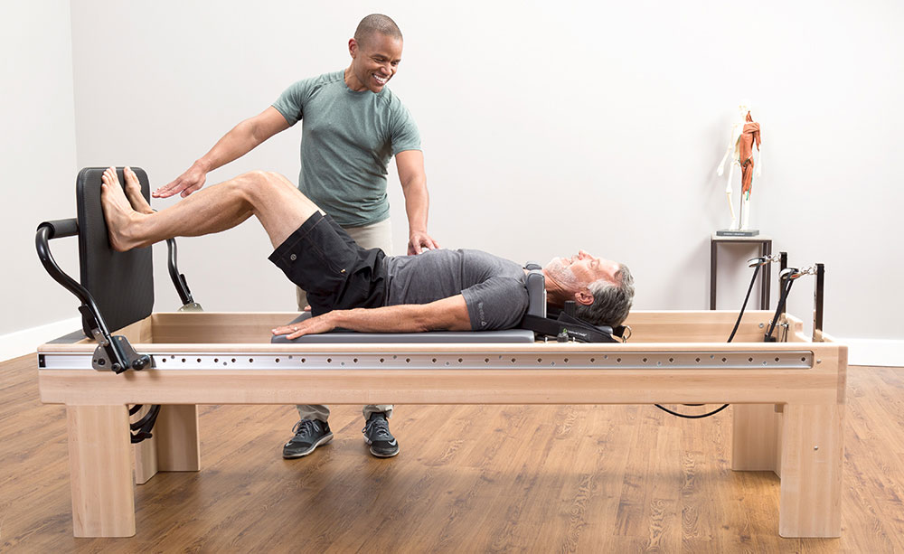 Half Trapeze Wood Pilates Reformer – PersonalHour Pilates Reformers