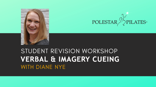 Verbal & Imagery Cueing with Diane Nye. £15 for 7 Days