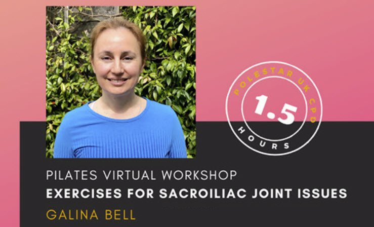 Exercises for Clients with Sacroiliac Joint Issues - with Osteopath Galina Bell. £20 for 7 days.