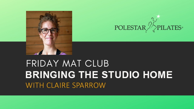 Friday Mat Club with Claire Sparrow - Bringing the Studio Home. £15 for 7Days