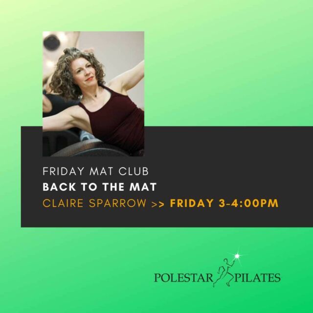 3-4:00pm FRIDAY MAT CLUB ✨Back to the Mat with Claire Sparrow ✨ explore ways of using the traditional sequence of the 34 mat exercises as taught to Claire by Pilates Elder Lolita San Miguel. Book now for £10 > link in bio
:
:
:
:
:
#polestarfridayclub #matpilatesonline #onlinepilates #onlinepilatesclasses #onlinepilatesclass #pilatesinstructor #pilateslovers #pilatesteacherlondon #pilatesteachertraining #pilateseducation #pilatesuk #pilateslondon #movementismedicine #movementtherapy #pilatesmat #polestarpilates #polestarpilatesuk #wearepolestar #pilatesfamily #pilatescommunity #pilateselders